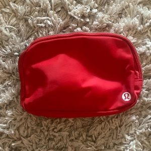 True, red employee, Lululemon belt, bag, special edition, not for purchase